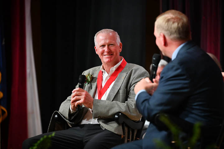 Mike Goonan at the Athletic Hall of Fame Induction Celebration