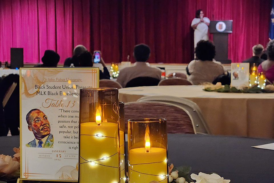 A tablescape at the 2024 BSU Gala.