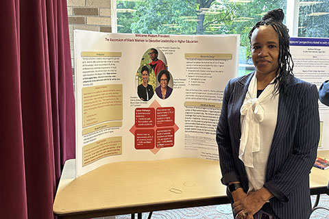 Tressi Daymon presents her research on the ascension of black women to executive leadership in higher education.