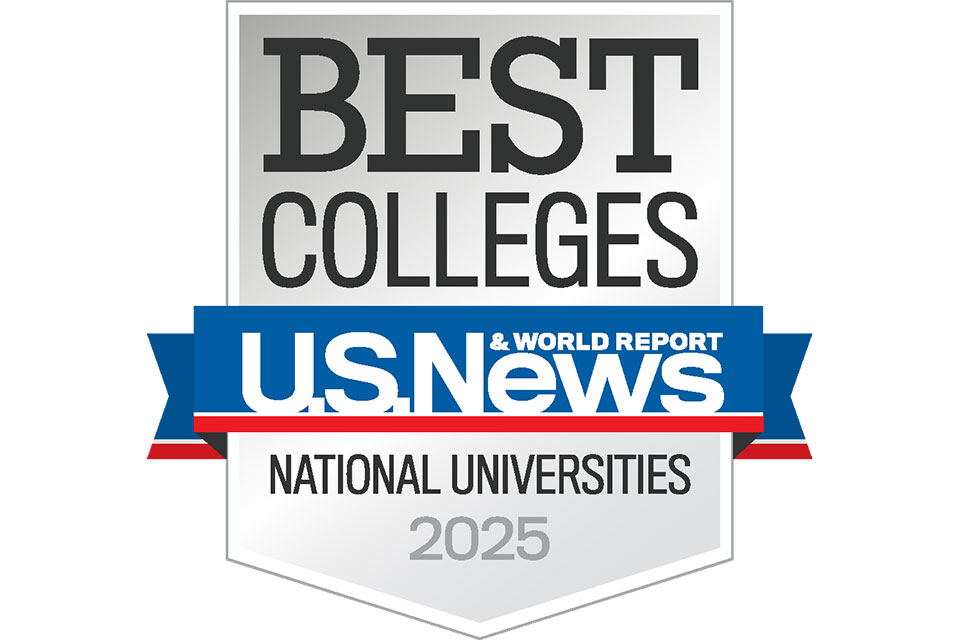 Seal: US News and World Report Best Colleges 2025 National Universities