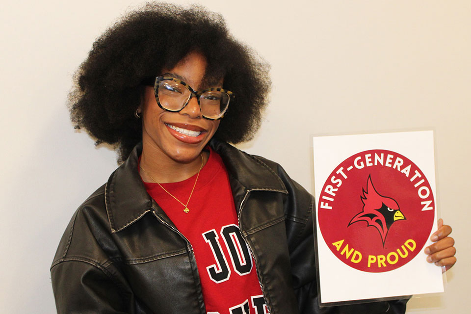 A proud first-generation student.