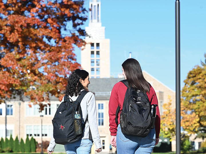 Get going with a trip around campus, walking your schedule for the fall semester.