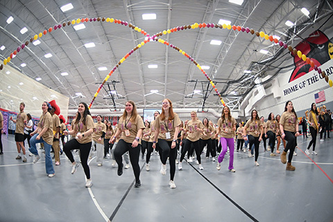 Students dance at Teddi Dance for Love.