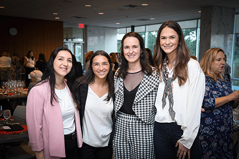 A group of women at a Women in Family Business Event.