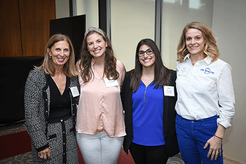 A group of women at a Women in Family Business Event.